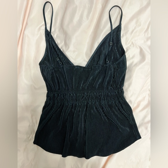 ABERCROMBIE Pleated Satin Cami Top, Size S - Picture 3 of 4